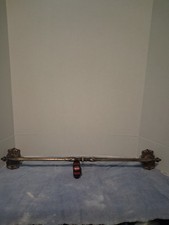 MCM Amerock Carriage House 26" Wall Mount Towel Rack Bar Antique Gold Tone