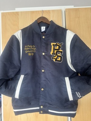 Pumaxstaple Varsity Collegejacke Größe M Dunkelblau