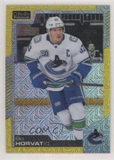 2020-21 O-Pee-Chee Platinum Yellow Traxx 230/249 Bo Horvat #41 1os2