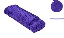  3008.0241 Solid Braid MFP Utility Rope - 1/4" x 10' Purple