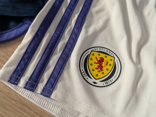 2022 Scotland Home Football Kit Age 2-3 Years Adidas Kids Infants - Picture 9 of 18