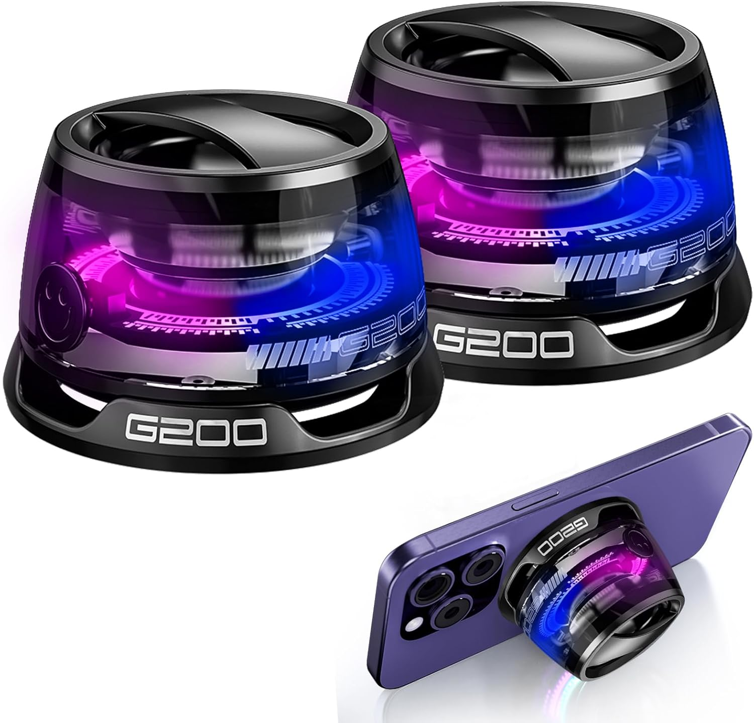 Magnetic Bluetooth Speaker G200 - Mini Wireless Portable Speaker with Strong Magnet  