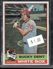 1976 Topps #154 Bucky Dent