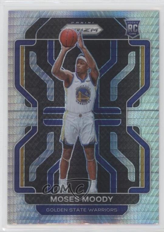 2021-22 Panini Prizm Hyper Prizm Moses Moody #308 Rookie RC b8h
