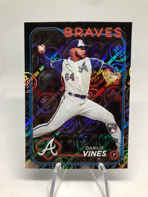 Darius Vines 2024 Topps 582 Montgomery Club Foil Card #493 Braves