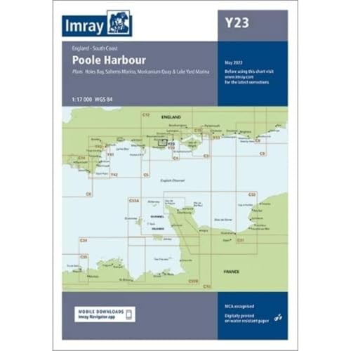 Imray Chart Y23: Poole Harbour (Y Charts) by Imray (Map 2022) - Image 5