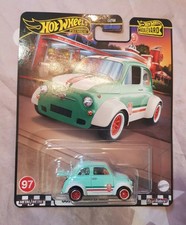 Hot Wheels Boulevard 60s Fiat 500 D Modificado Car Culture Premium Real Riders