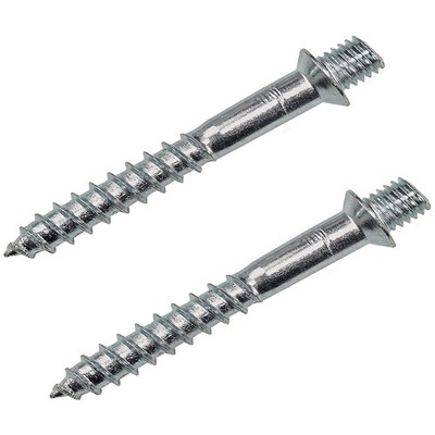  Ansatzschrauben M6 x 50mm für Rohr-Clip und Schellen, Stahl Verzinkt 100 Stück