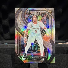 Panini 2024-25 Select Prizm Rookie Premier Level Stephon Castle Spurs #175