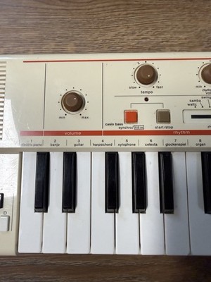 Casio Casiotone MT-40 Keyboard 1980s Works Read Description | eBay