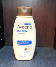 Aveeno Skin Relief Coconut Body Wash, Sensitive Skin, New Formula 12 fl oz