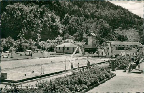 Ansichtskarte Freibad Hornberg Schwarzwald  (Nr.934)