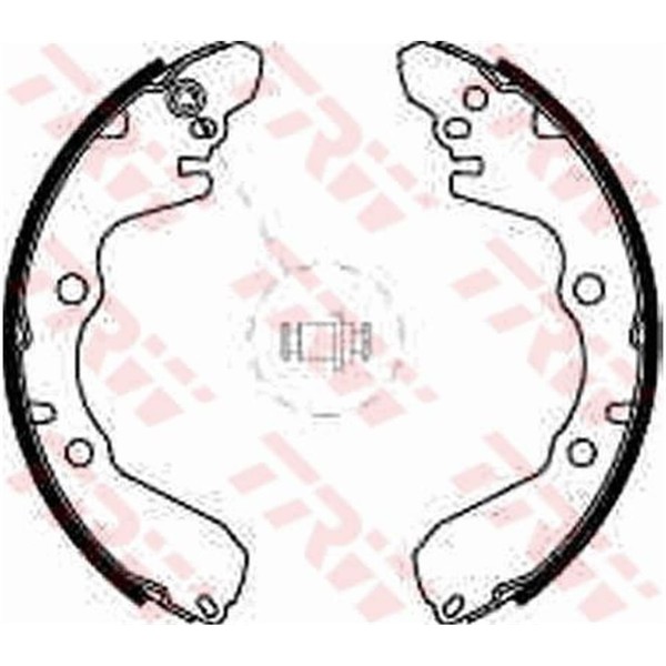 TRW Bremsbackensatz Hinten FüR Hyundai Mitsubishi-image