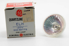 Vintage GE QUARTZLINE Lamp Bulb - ELH 120V 300 Watts Made in USA