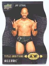 2022 Upper Deck Allure AEW #TA-33 Jay Lethal Title Ambitions
