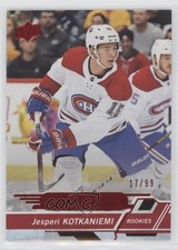 2018-19 Upper Deck Overtime Rookies Red Foil 17/99 Jesperi Kotkaniemi #119 ku3