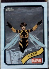 2025 Topps Chrome Marvel #113 Wasp Refractor