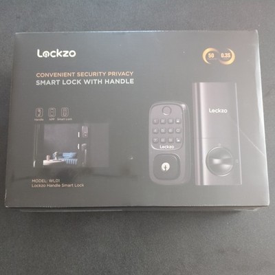 Lockzo Smart Door Lock with Handle WL)! - New in Package 