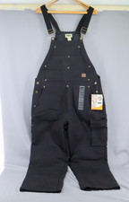 SAFTBAK Alaska Bib 34W 30L Thinsulate Black Bib Overalls NOS with Tags