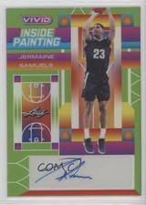 2022-23 Leaf Vivid Inside Painting Green /15 Jermaine Samuels #IP-JS1 Auto