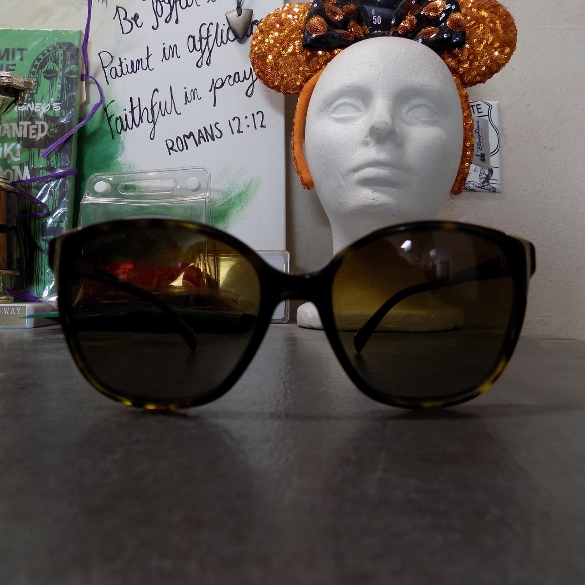Prada SPR01O 2AU6E1 Havana Brown Polarized Sunglasses  display picture 3