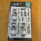 Poly Clear Stamps Hero Arts Christmas Carolers CM579 Stamp Set 4” X 6” — photo 1