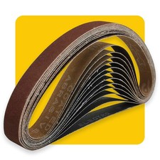 1x30 1 x 30 inch Sanding Belt Pack 1-Inch 30-Inch,12 Pcs 4 Each of 80 120 150