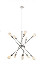 Living District Axel 10 Light 272 inch Polish...