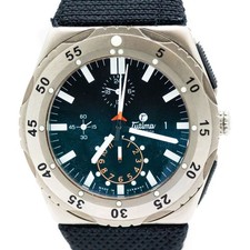 Tutima Glashütte M2 Pioneer Réf. 6451-02 Titan Cuir Textil Automatique 46mm