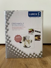 Lurch Drehwolf mit Gebäckvorsatz - für Teig, Gemüse, Fleisch - unbenutzt in OVP