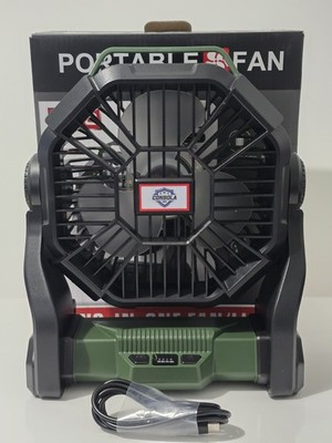 Conbola Rechargeable Brushless Portable 2 in 1 Fan/Light Model X23