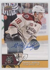 2014-15 Upper Deck AHL Auto Yannick Veilleux #77 Auto y3k