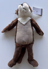 Dora Designs Plush Teddy Beanie Junior Country Folk - Oscar the Otter, BNWT