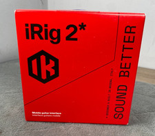 IK Multimedia iRig 2 Guitar Interface for iOS and Mac - New in box