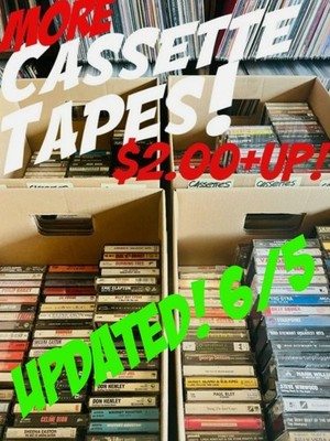 MORE ROCK CASSETTE TAPES LOT! ALL TYPES! YOU PICK! $2 + UP!