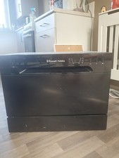 Russell Hobbs RHTDW6B Black Table Top Dishwasher 6 Place Settings