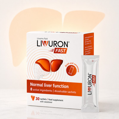 LIVURON FAST Leber Gesundheit & Entgiftung neue Upgrate Formel 30 Beutel