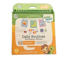 LeapFrog LeapStart Book Level 1 Preschool -DAILY ROUTINES w/ Health Wellness