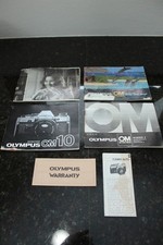 Vintage Olympus Camera Manuals Lot With Papers