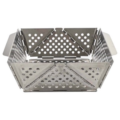 Collapsible Colander & Storage Basket:  Space-Saving Kitchen and for BBQ