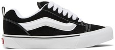 VANS Knu Skool Zapatillas de Skate para Hombre VN0009QC6BT PARTE SUPERIOR BAJA NEGRAS INFORMALES Blanco Verdadero