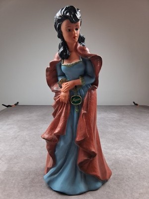 Vintage Heissner Blow Mold St Mary 16'' Figure West Germany 918 70s Christmas