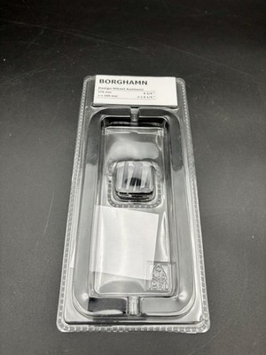 IKEA 2 Pc Set Borghamn Ikea 6-3/4'' Black Sqaure Handle Drawer Pulls 203.160.46