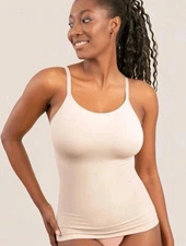 Shapermint Essentials All Day Every Day Scoop Neck Cami 2XL Chai Shapewear