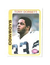 1978 Topps Football Tony Dorsett #315 Rookie HOF