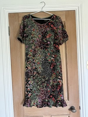 Caroline Charles Blumenkleid Größe 12