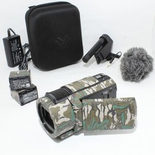 Very Good Sony Handycam FDR-AX43 UHD Camcorder BUNDLE - Camo Wrapped