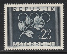 Austria    1952    Sc # B 277   Olympic   MLH   OG         $20