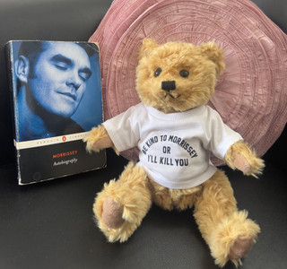 "Be Kind To Morrissey' Bear Smells Like Moz! With 6cm Of Morrissey's Shirt