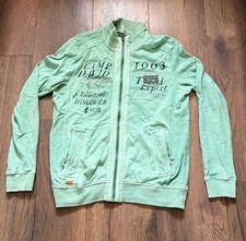 Sweatjacke / Camp David / grün / Gr. lt. Etikett M - fällt größer aus (L-XL)